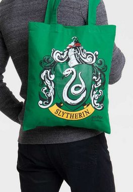 LOGOSHIRT Henkeltasche Harry Potter - Slytherin Logo, mit Slytherin-Motiv
