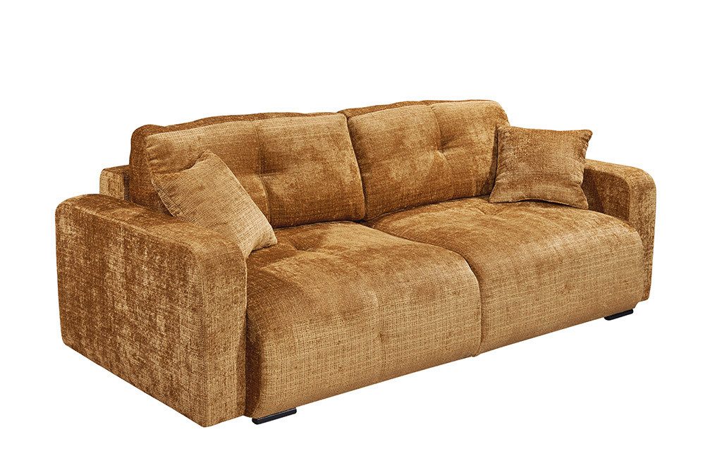 riess-ambiente Schlafsofa DIAMOND 235cm senfgelb - günstig online kaufen