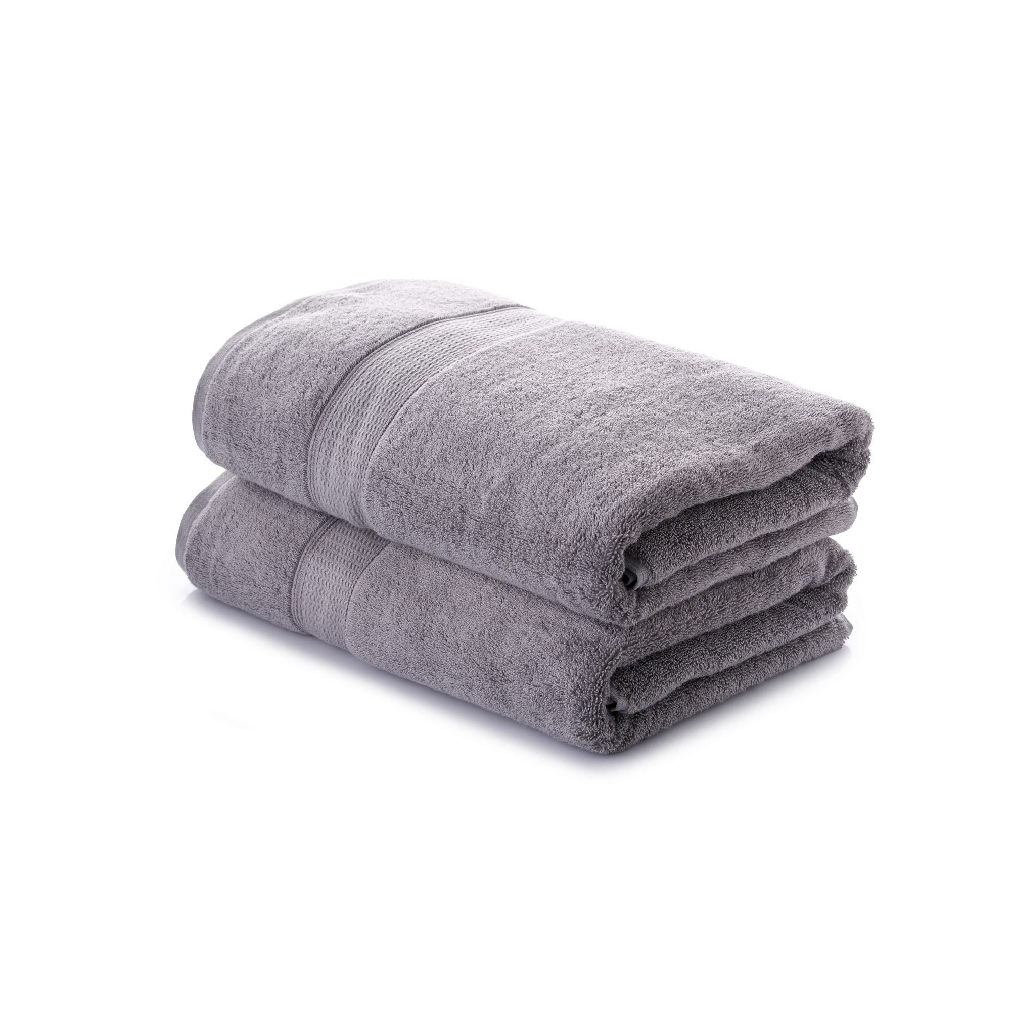 L'Essentiel Maison Badetücher Whitney Check, Frottee (Set, 2-St), 100 % Modal-Baumwolle