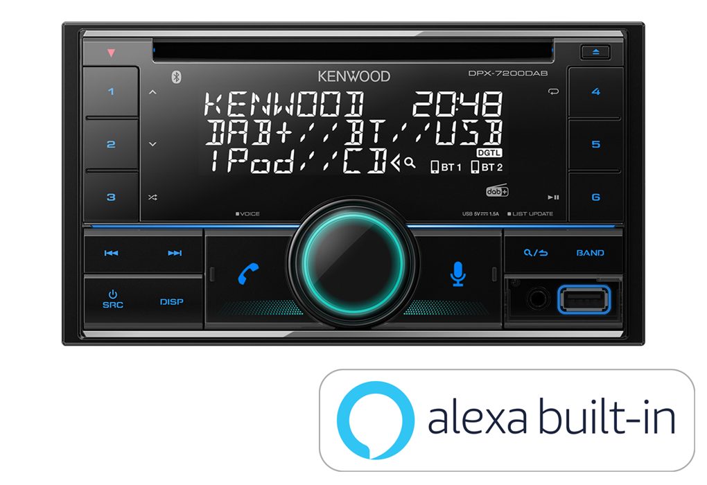 DSX Kenwood CD Bluetooth DAB+ USB Antenne inkl für VW T5 T6 Autoradio (Digitalradio (DAB) – Bild 4 von 5