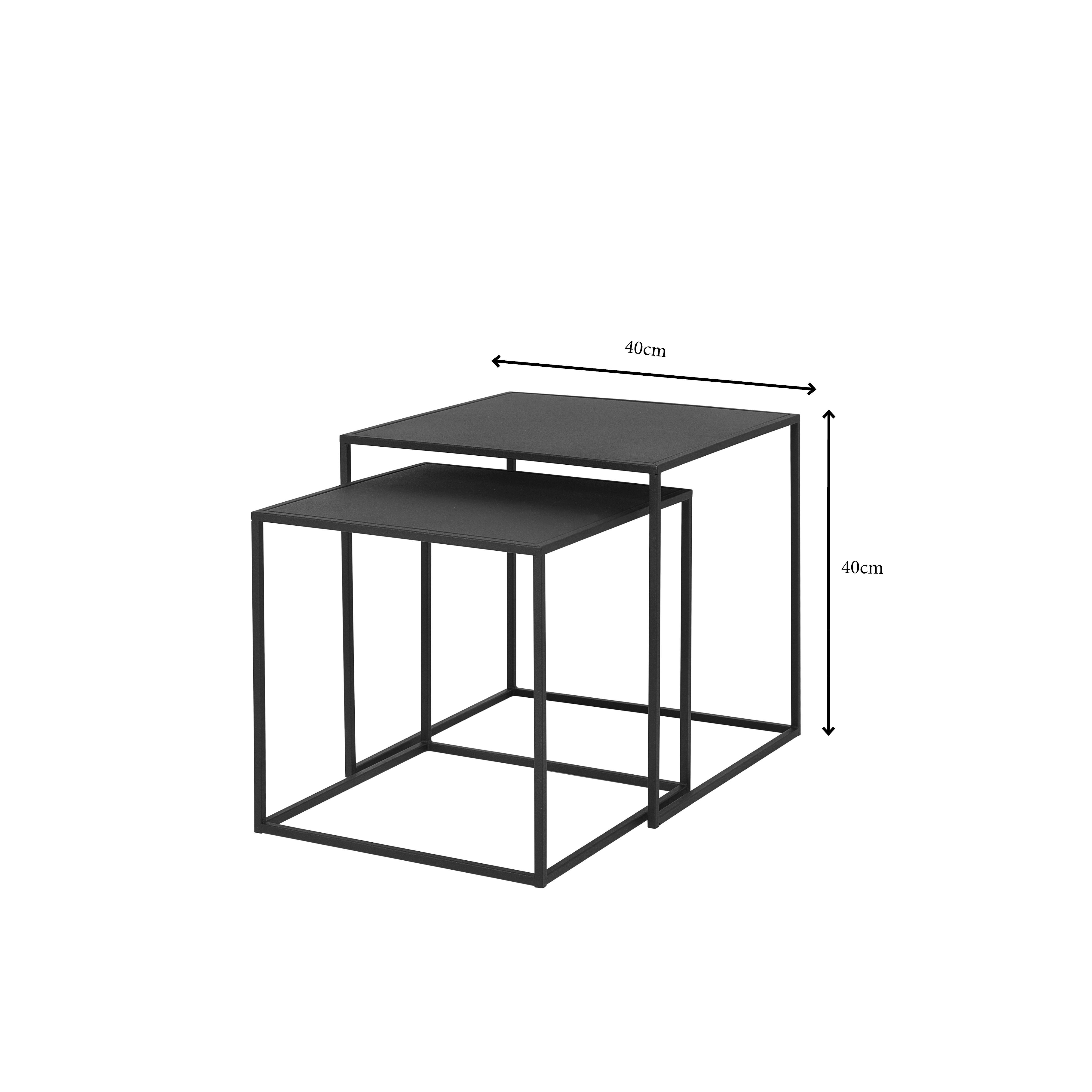 blomus Beistelltisch -FERA- 2er Set quadratische günstig online kaufen