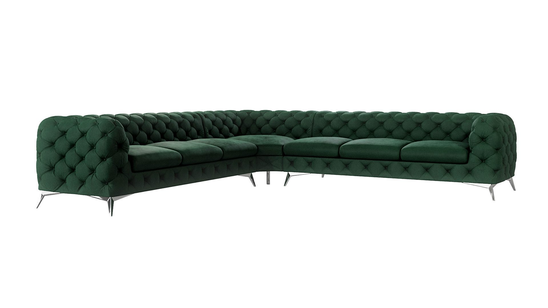 S-Style Möbel Ecksofa Kalina, Chesterfield mit günstig online kaufen
