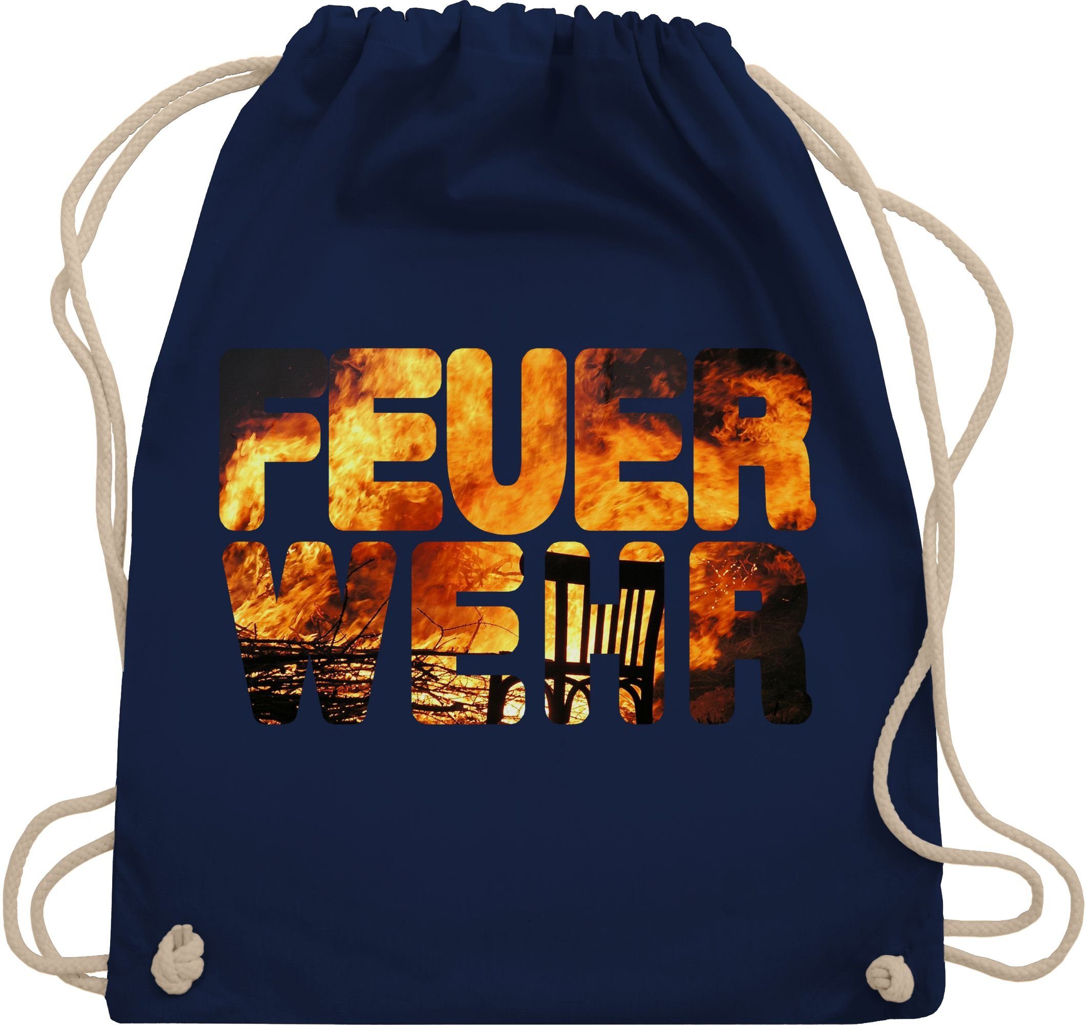 Turnbeutel Feuerwehr Flammen