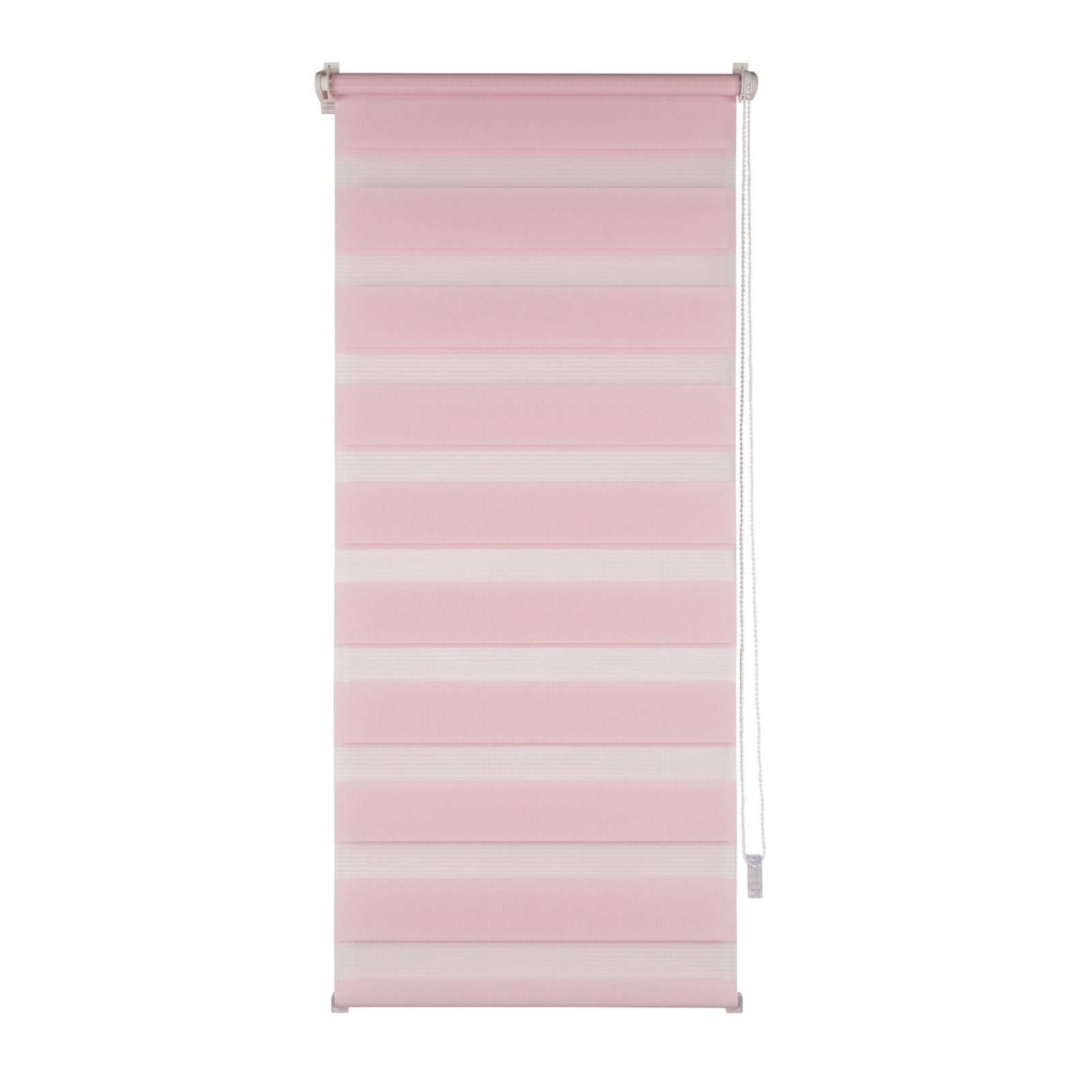 Marisol, Pink uni Klemmfix 100 Doppelrollo ohne HTI-Living, Doppelrollo x halbtransparent, Bohren, 210