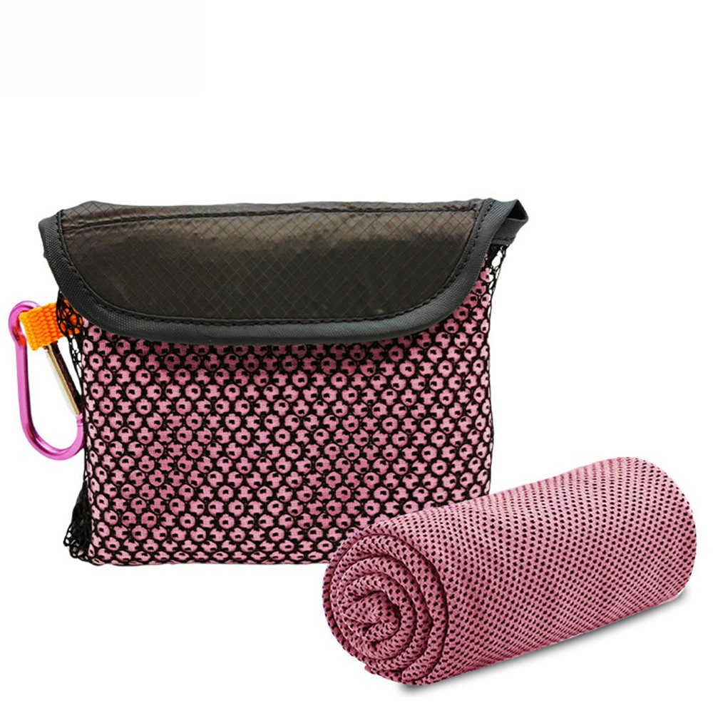 Diwzbyn Sporthandtuch kühlendes Handtuch für Nacken und Gesicht, Eiswickel und Schweißtuch, für Camping, Fitnessstudio,Yoga und Sport, Trainingshandtuch