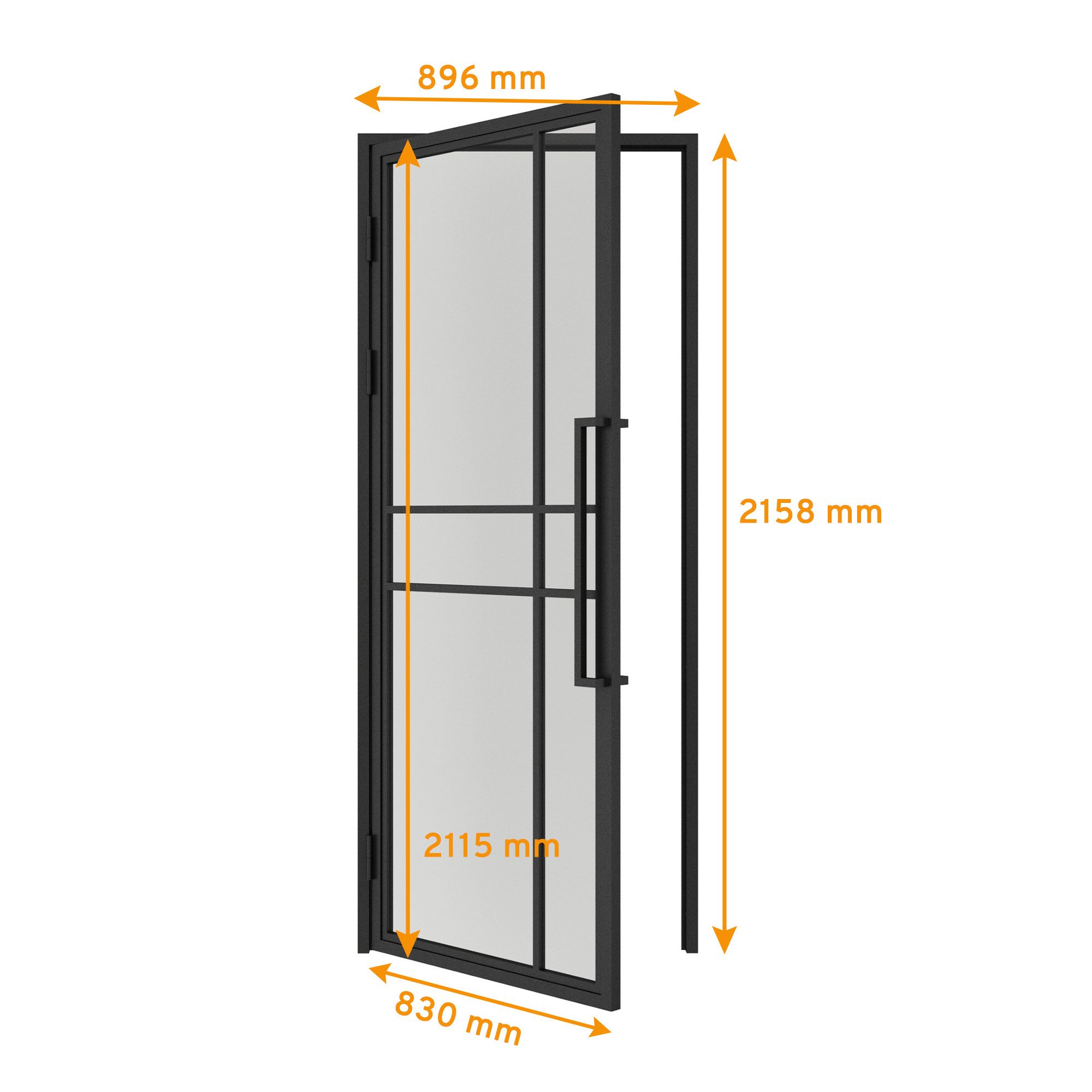 inova wohnen Zimmertür Glastür Designfelder Dekor Klarglas günstig online kaufen