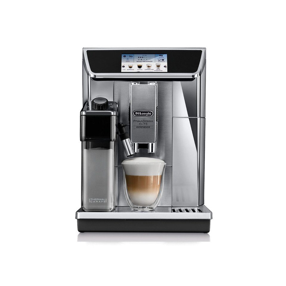 DeLonghi Experience Elite De'Longhi ECAM PrimaDonna 650.85.MS Kaffeemaschine Druckbrüh-Kaffeemaschine