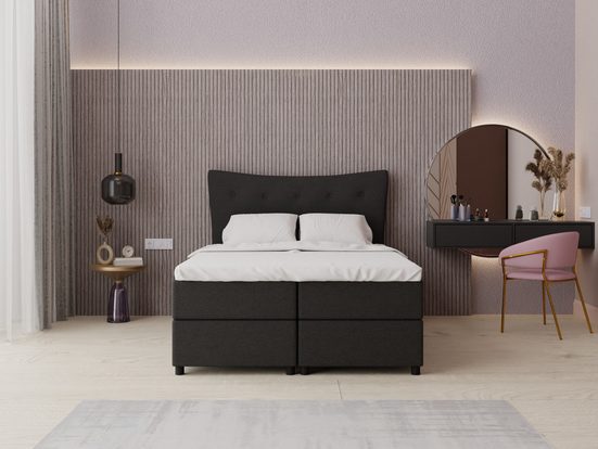 PANDA MÖBEL GmbH Boxspringbett Nevada mit Bettkasten - Einrichtungsbeispiel