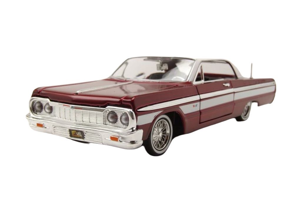 Modellauto Chevrolet Impala Lowrider 1964 rot