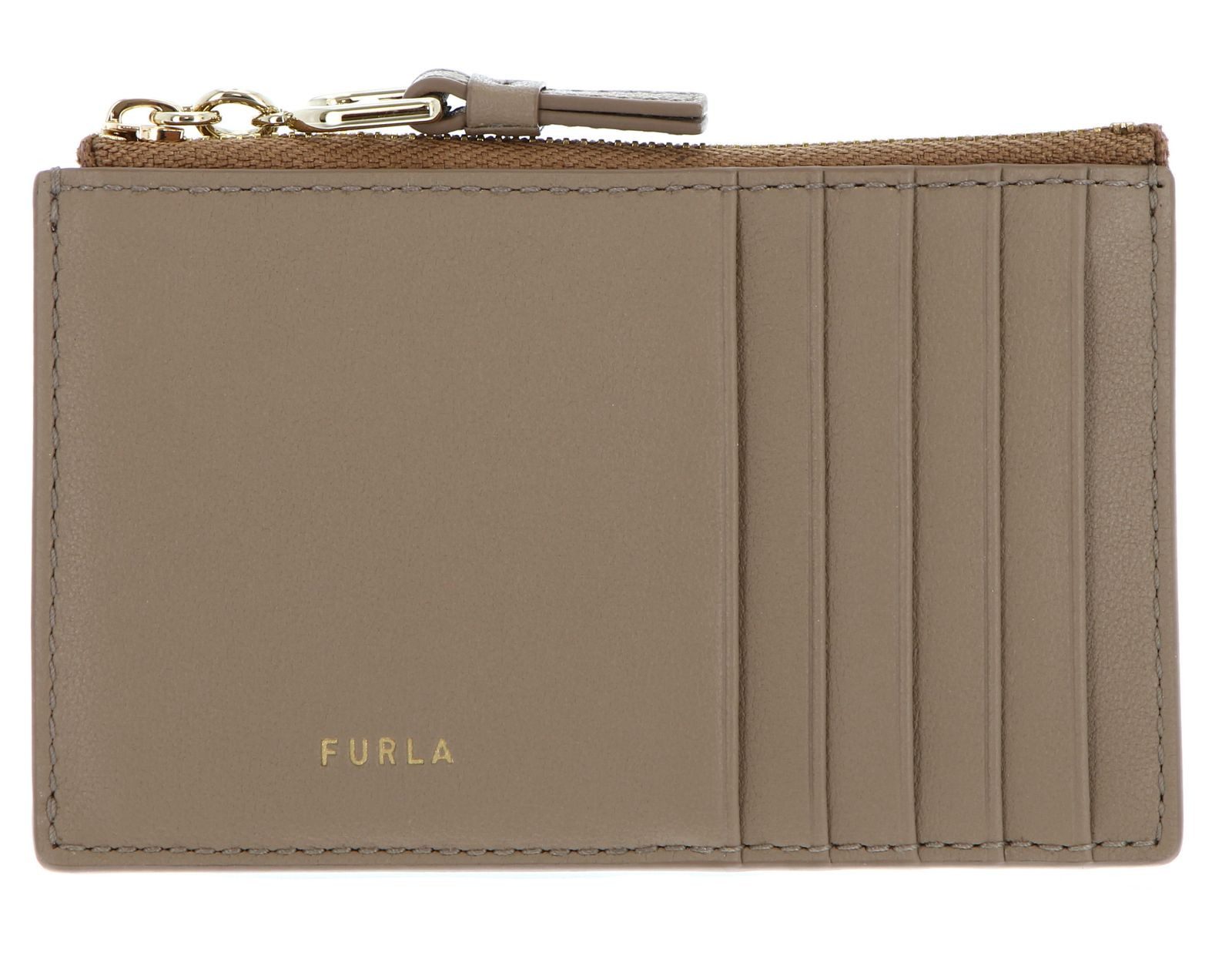Furla Kartenetui Zipped Card Case, aus echtem Leder