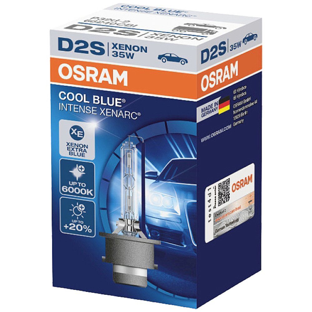 Osram KFZ-Ersatzleuchte Osram Automotive 66240CBN Xenon Leuchtmittel Xenarc Cool Blue D2S 35 W