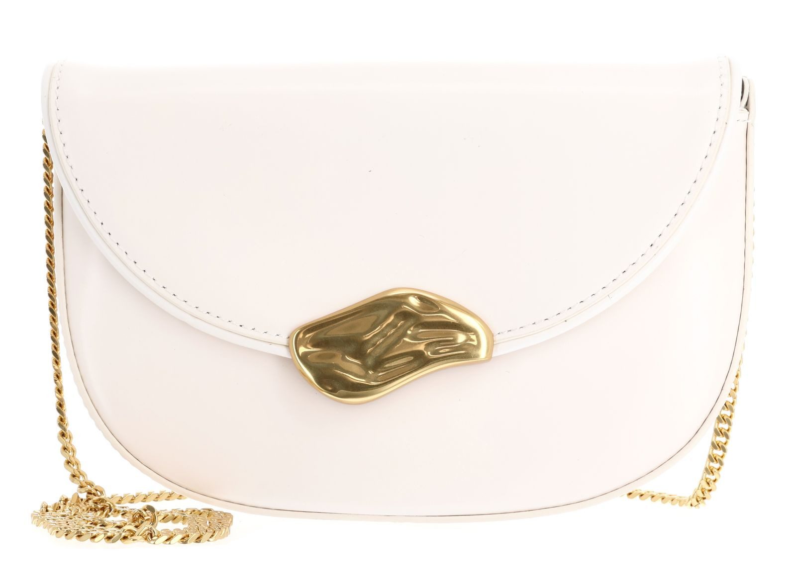 Ted Baker Umhängetasche Leather Statement Hardware Clutch, aus echtem Rindsleder