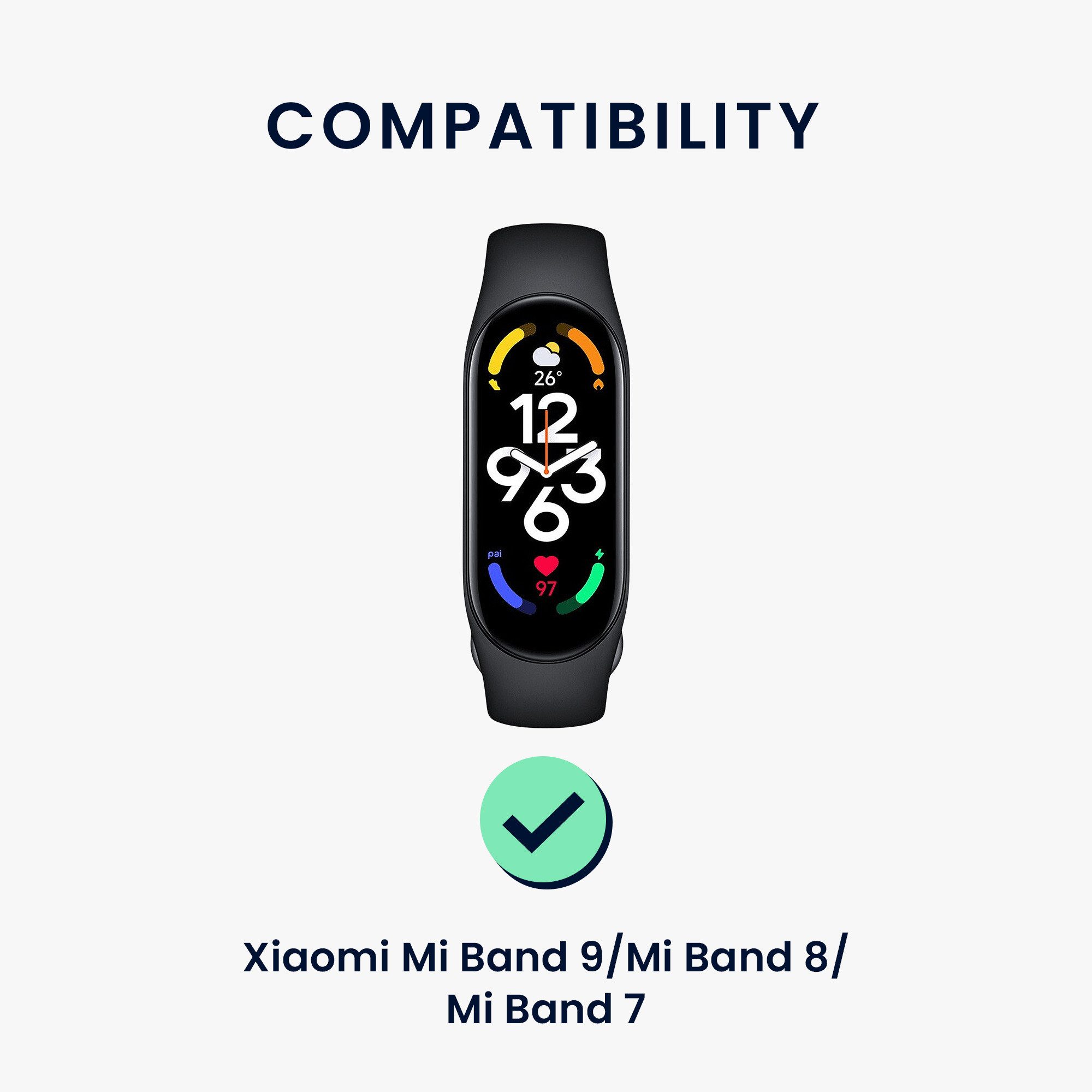kwmobile Smartwatch-Armband Sportarmband für Xiaomi Smart Band 10 / Smart B günstig online kaufen
