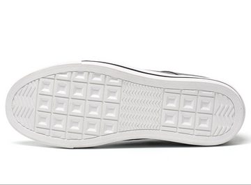 Mario Moronti Siena grau Sneaker + 6 cm größer, Schuhe mit Erhöhung, Schuhe die größer machen, Used-Look, sportlich