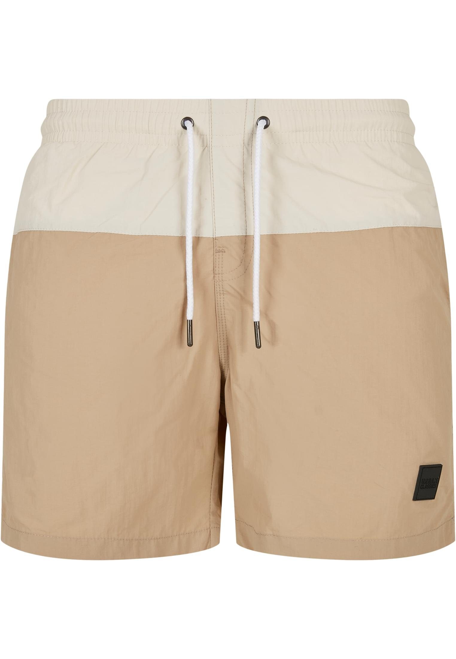 URBAN CLASSICS Badeshorts Shorts unionbeige/softseagrass Herren Swim