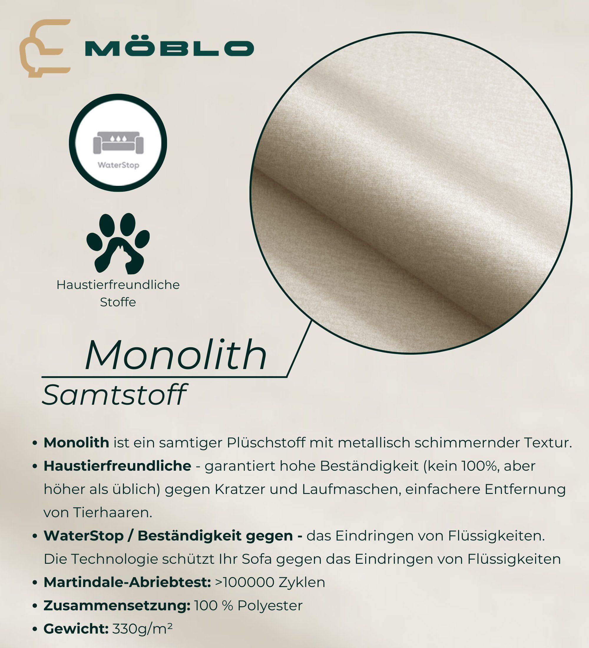 MOEBLO Ecksofa BUZZ TWIN, mit Schlaffunktion, mit Bettkasten Funktionalität Polsterecke, Modulares Sofa Hochwertige Materialien, (BxHxT):275x90x202 cm