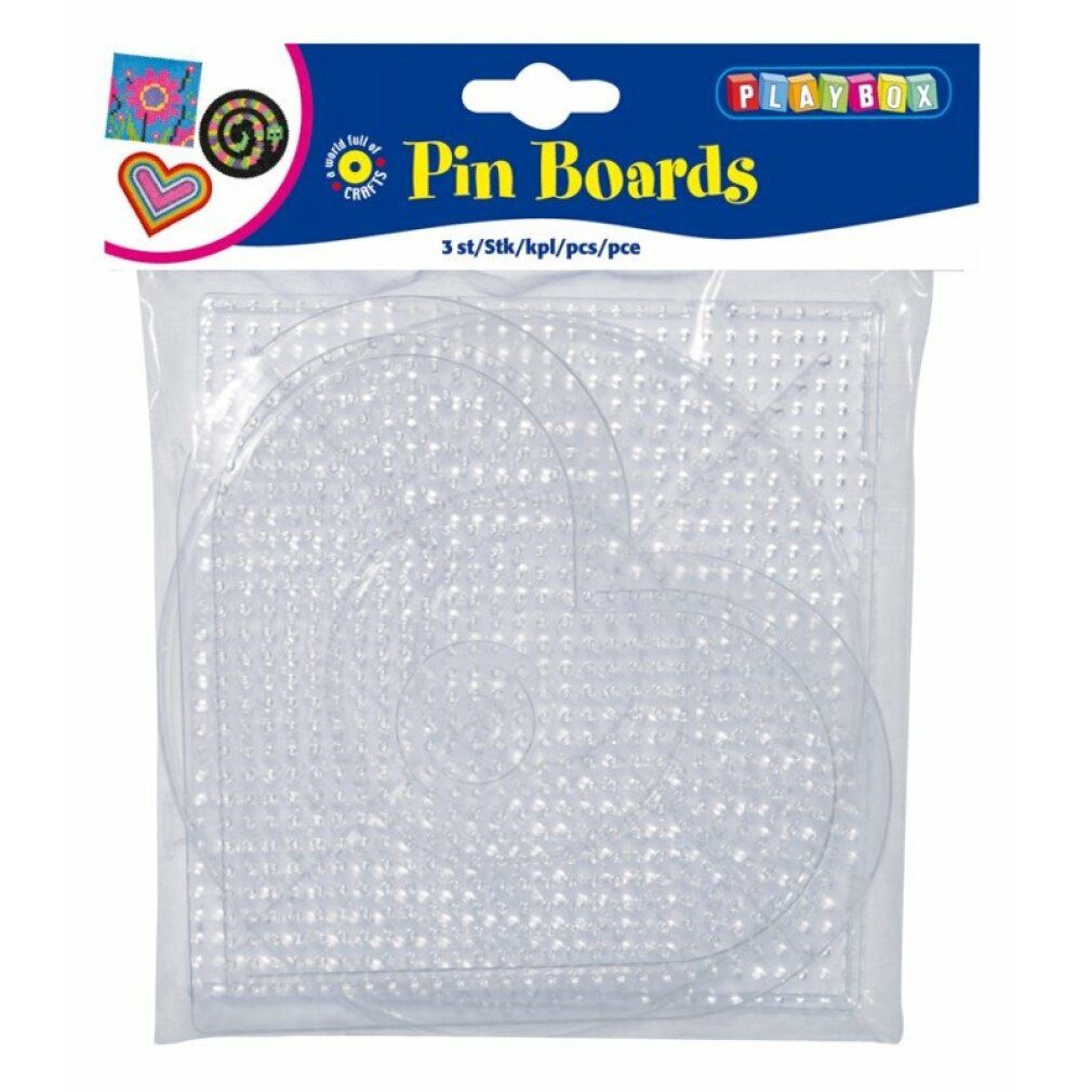 Playbox Bügelperlen Pads für Bügelperlen 3 Stück