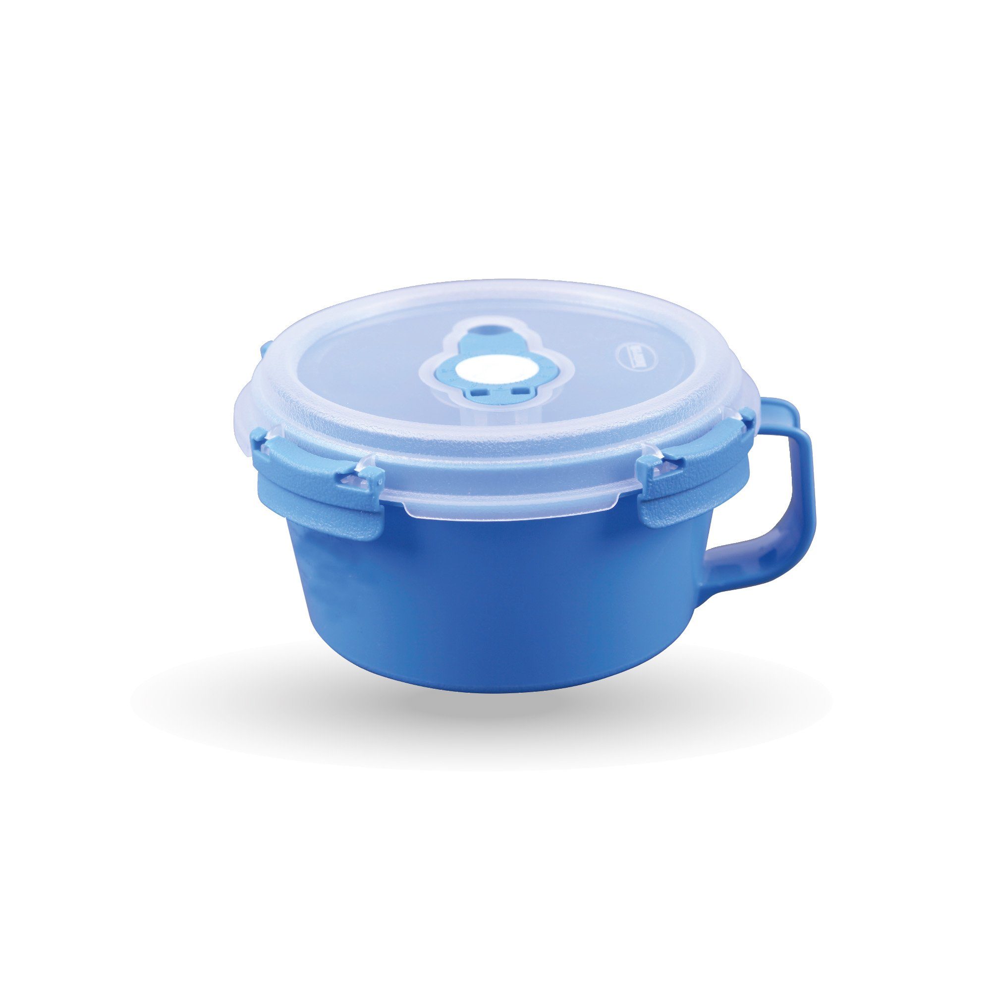 Tontarelli Frischhaltedose Frühstücksschale 0,85 L, Kunststoff, (1-tlg), Vorratsdose für Lebensmittel - Aufbewahrungsbox luftdicht - Meal Prep Blau