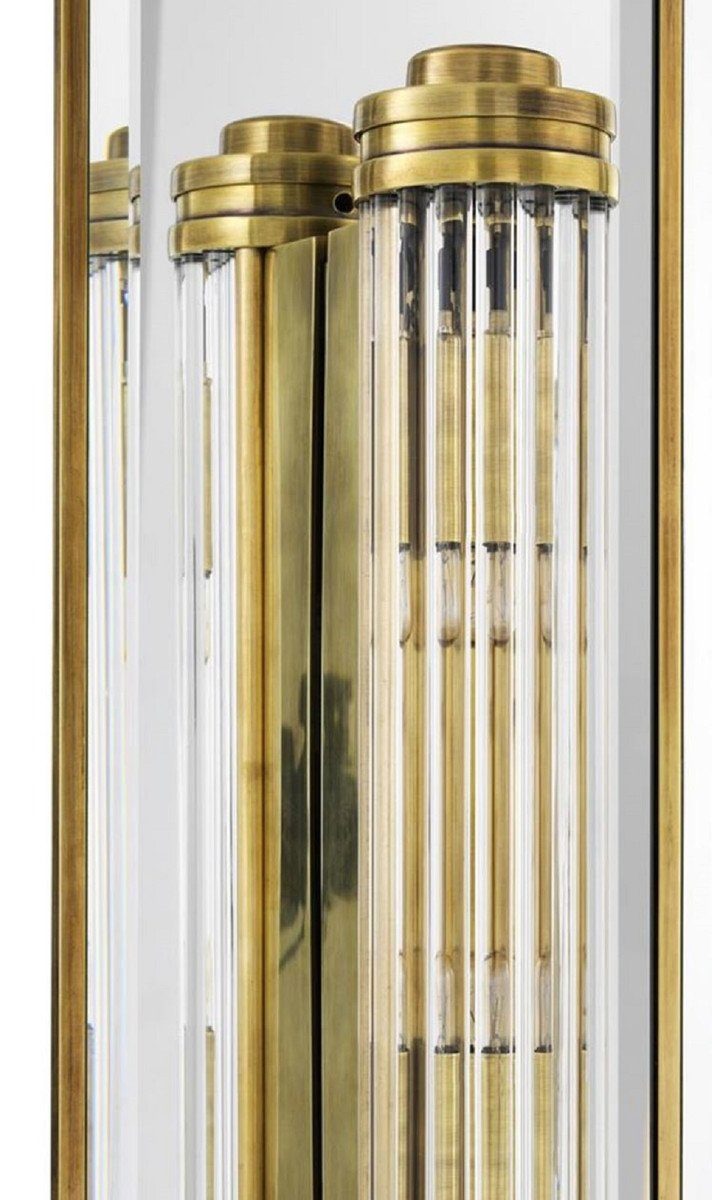 Licht Qualität Casa mit Wandspiegel Padrino x 140 - Messingfarben Luxus Vintage x H. Luxus 90 Wandspiegel 13 cm