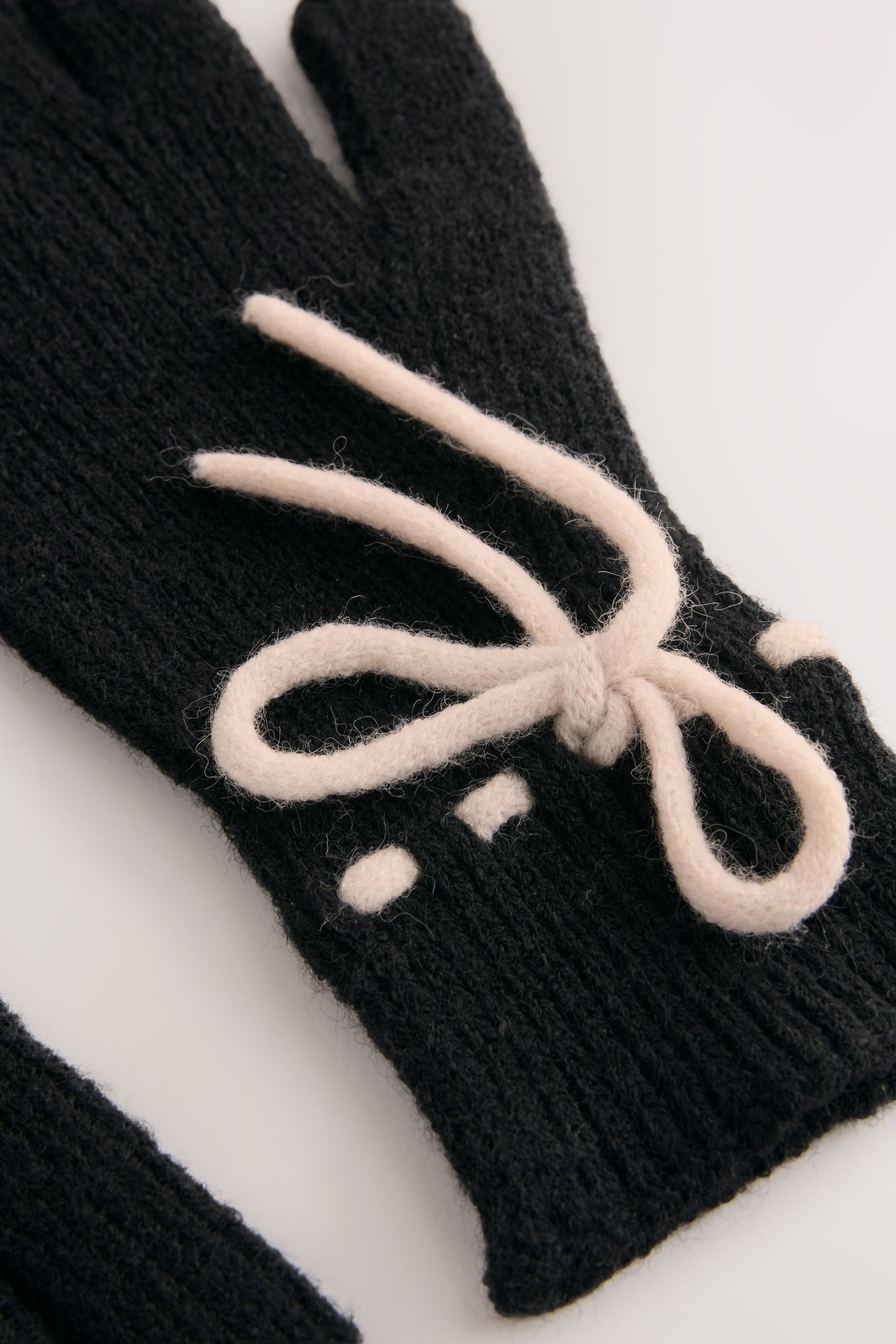 Next Strickhandschuhe Strickhandschuhe mit 3D-Schleife im 1er-Pack (1-St) günstig online kaufen