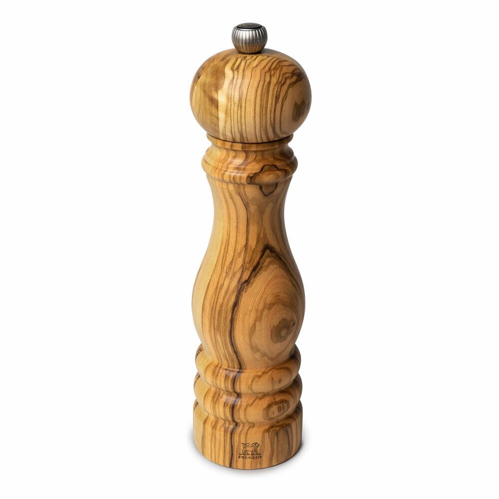 PEUGEOT Pfeffermühle PARIS 22cm Olivenholz Natur Stahlmahlwerk Gewürzm Manuell Manuell