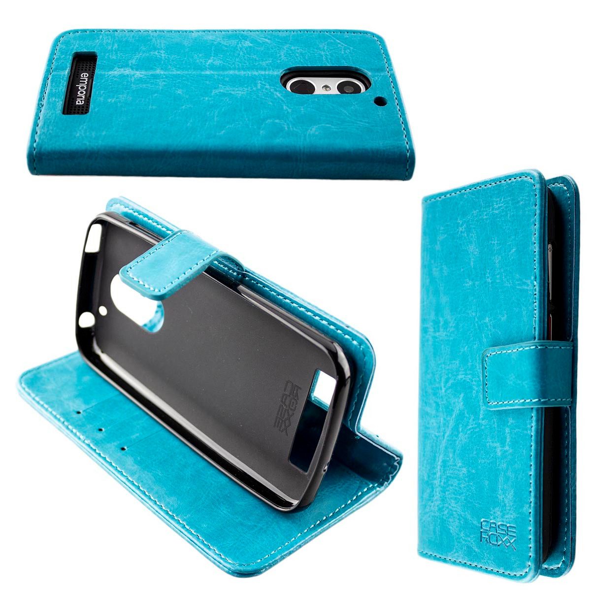 caseroxx Handytasche Bookstyle-Case für Emporia Smart 4 (Einzelartikel, 1-tlg., Bookstyle-Case), mit Kreditkartenfächern
