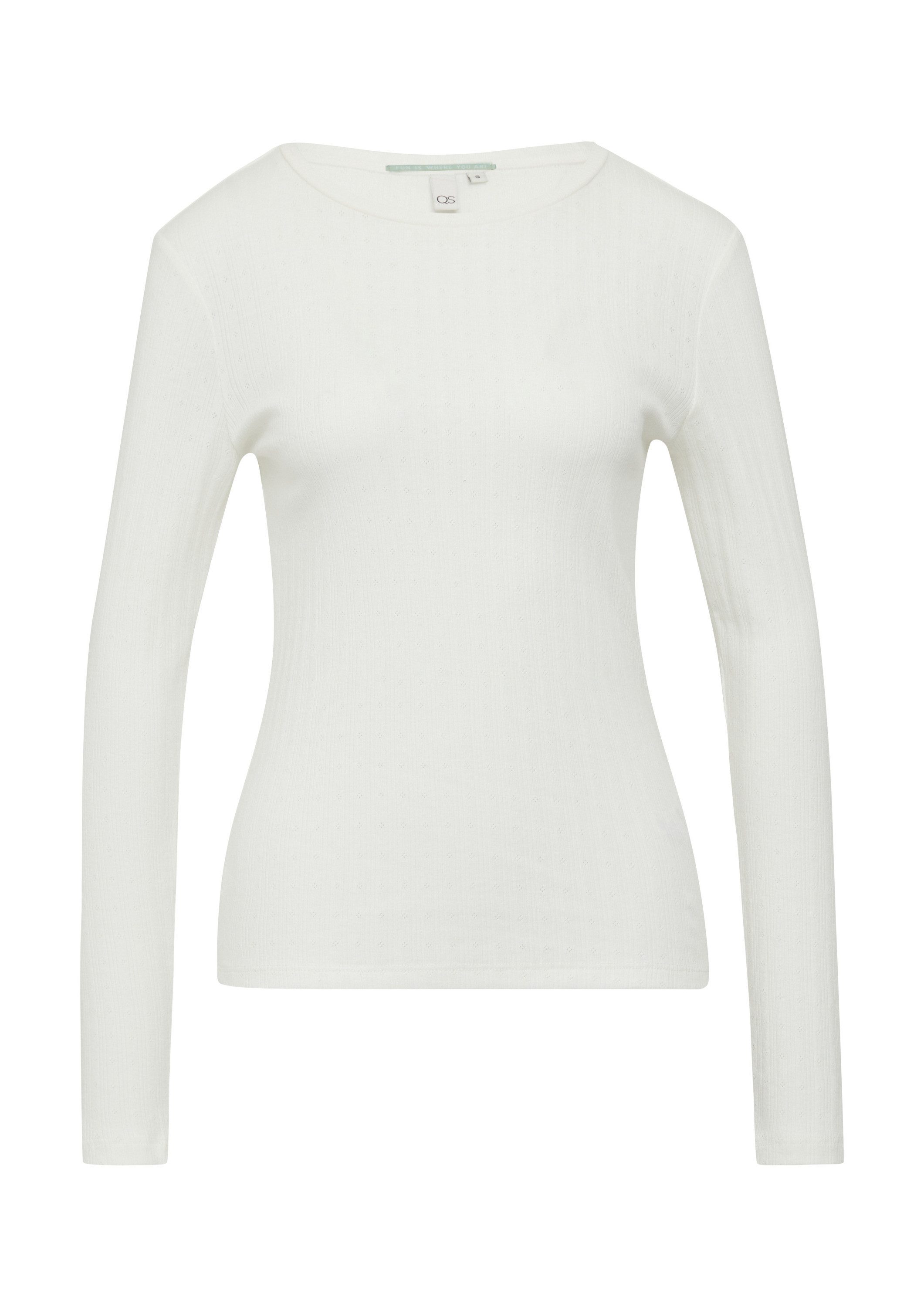 QS Langarmshirt T-Shirt (1-tlg) günstig online kaufen