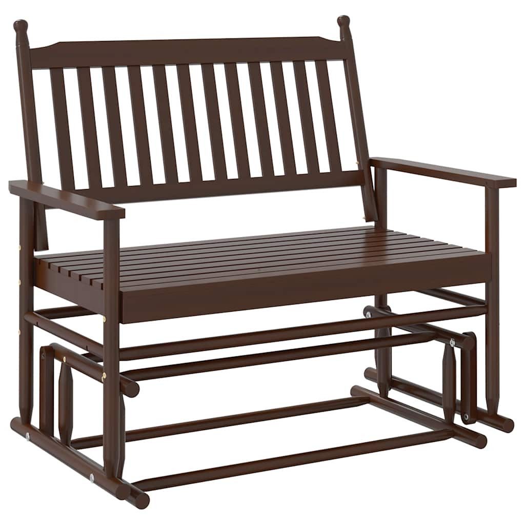 vidaXL Schaukelstuhl Schaukelbank Braun 118x70x104,5 cm günstig online kaufen
