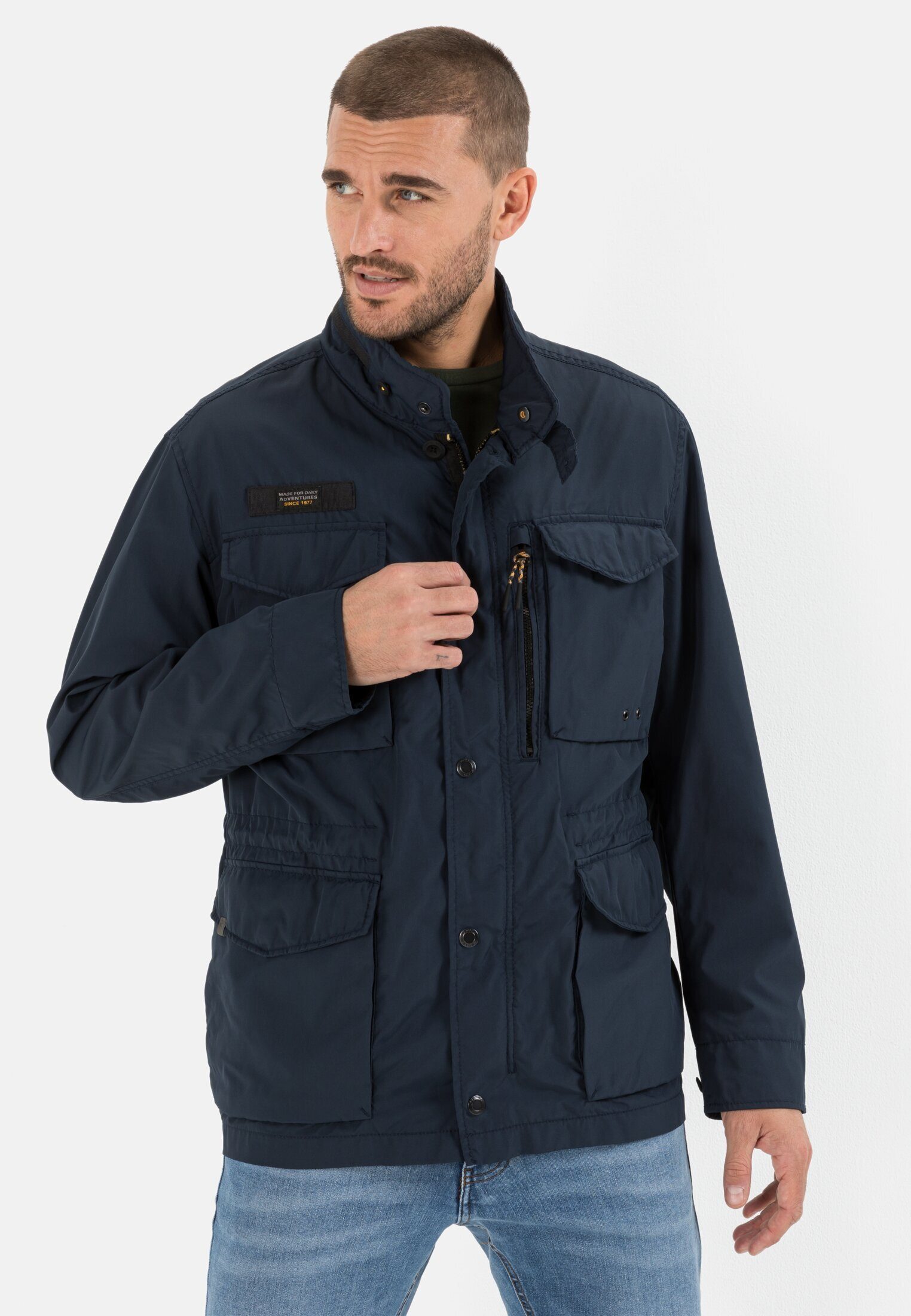 Outdoorjacke aus recyceltem Polyester