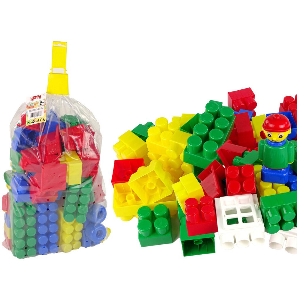 Hemar Family Hemar Farbige Bauklötze K3 Medium 65 Stück Spielbausteine, (Packung)