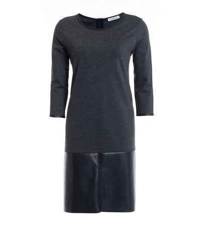 TUZZI Sommerkleid »TUZZI Kleid schickes Damen Freizeit-Kleid aus coolem kompakten Jersey Midi-Kleid Schwarz«