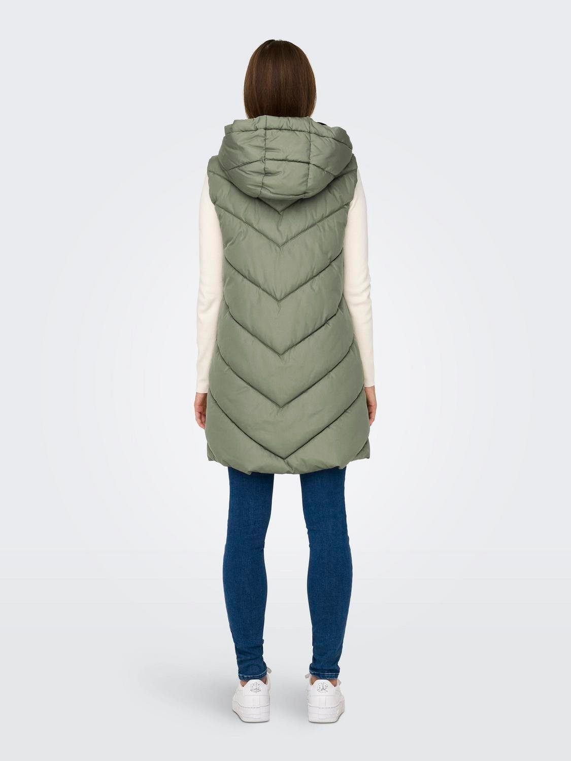 JDY Steppjacke JDYSKYLAR PADDED HOOD WAISTCOAT OTW günstig online kaufen