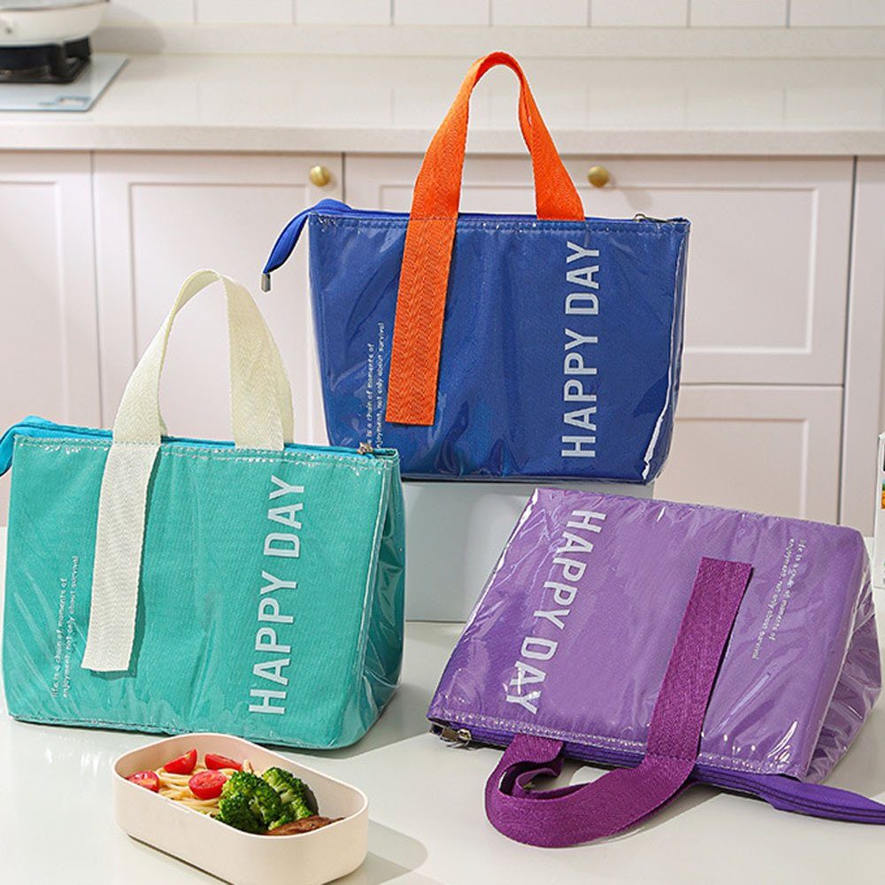 Bento-Tasche Büro, Große Kapazität, Das Wasserdicht Für Isolierte purple Picknickkorb Blusmart