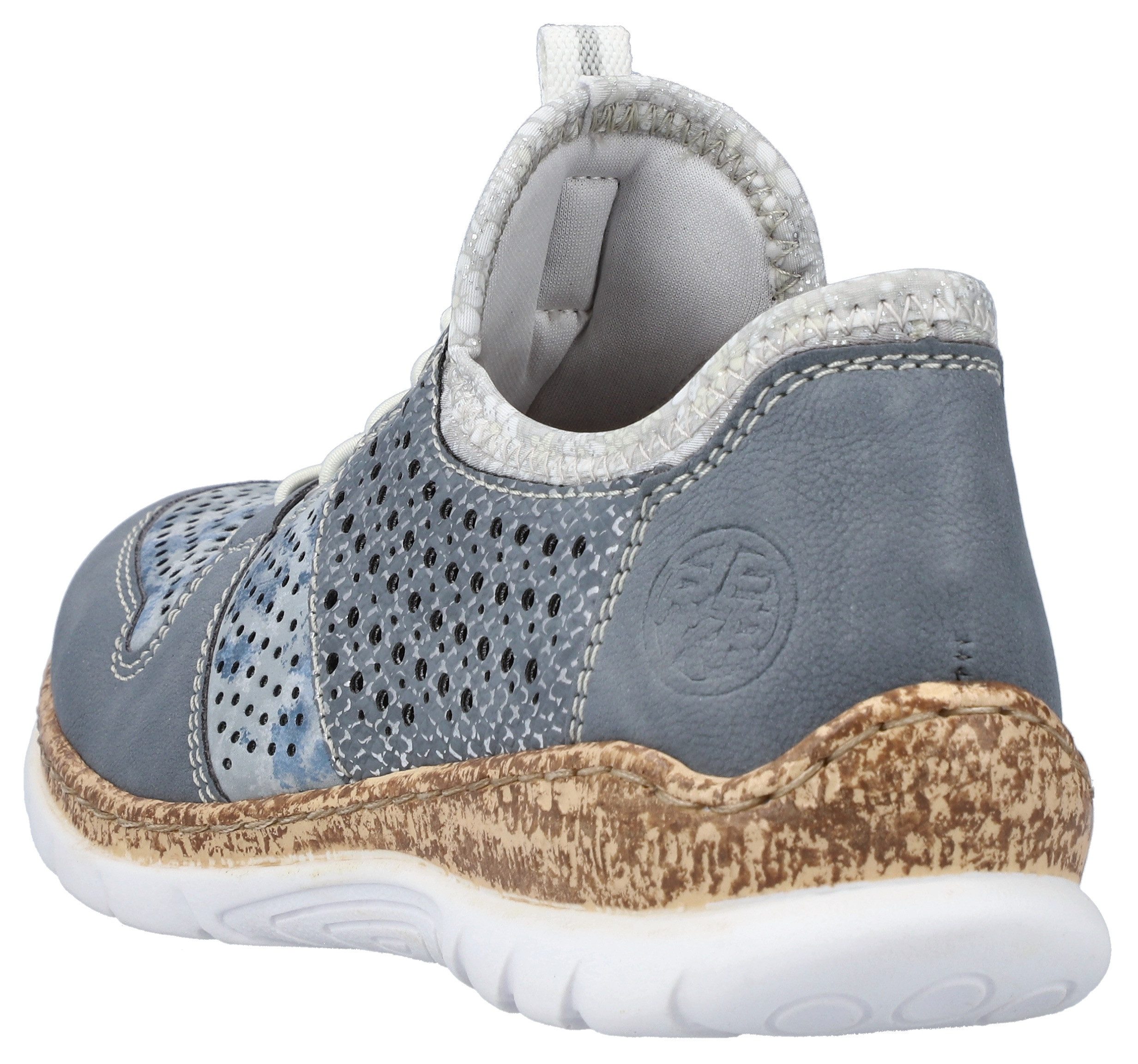 Rieker Slip-On Sneaker Slipper, Schlupfschuh mit MemoSoft-Ausstattung