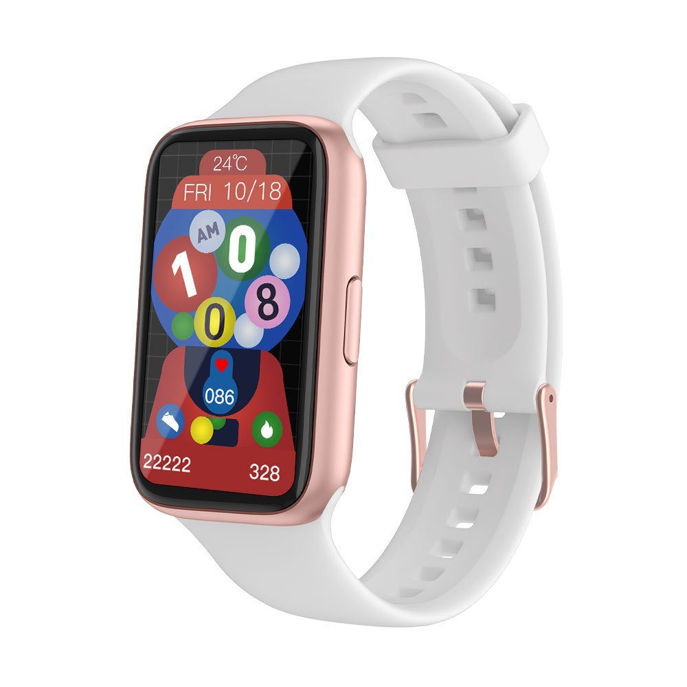 GelldG Fitness Tracker, Fitness Armband Uhr mit Schrittzähler Uhr Pulsuhr  Smartwatch