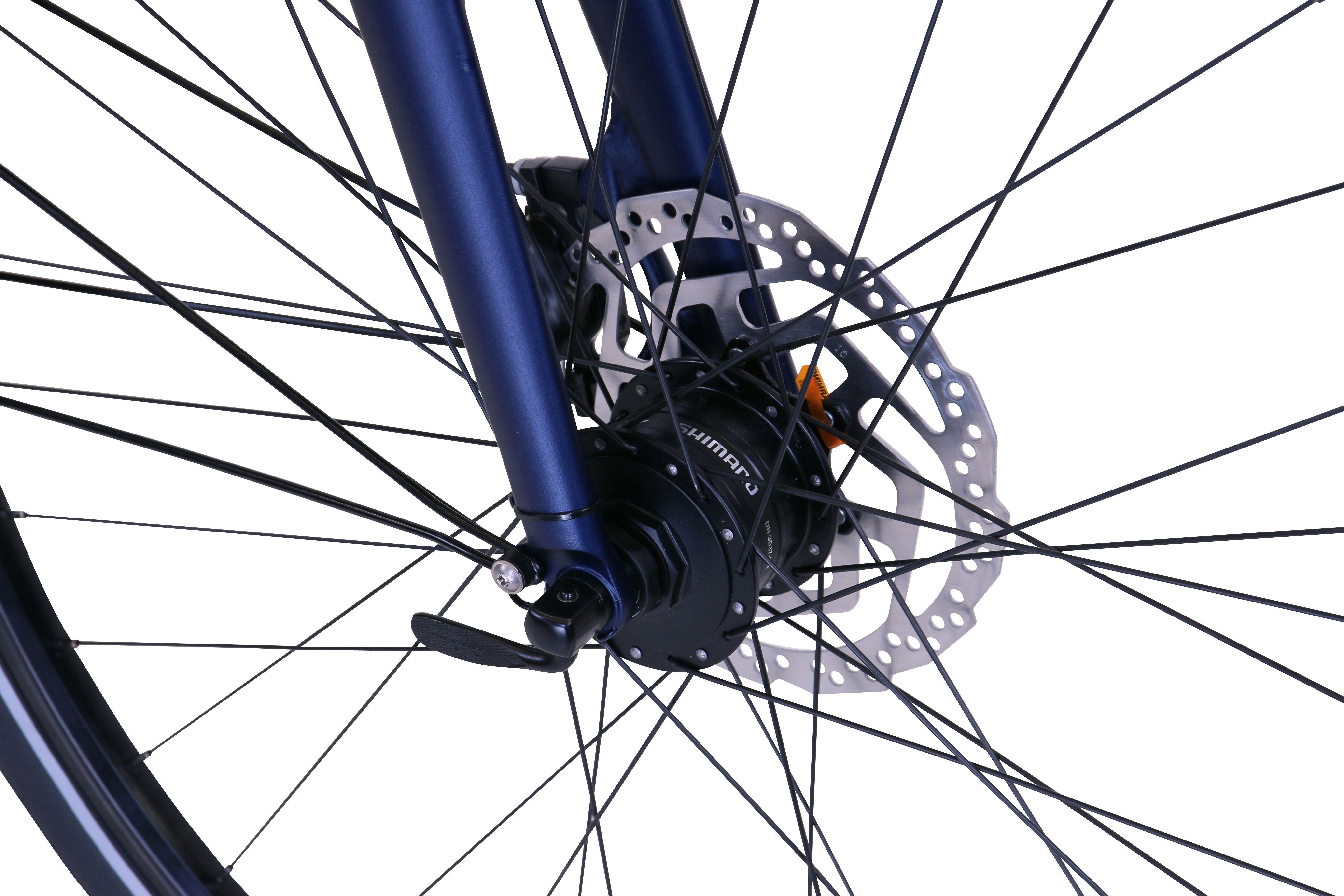 Blue, Ocean Gent Super Plus HAWK Deluxe Trekking Bikes Shimano Gang Trekkingrad HAWK Nexus Schaltwerk 8