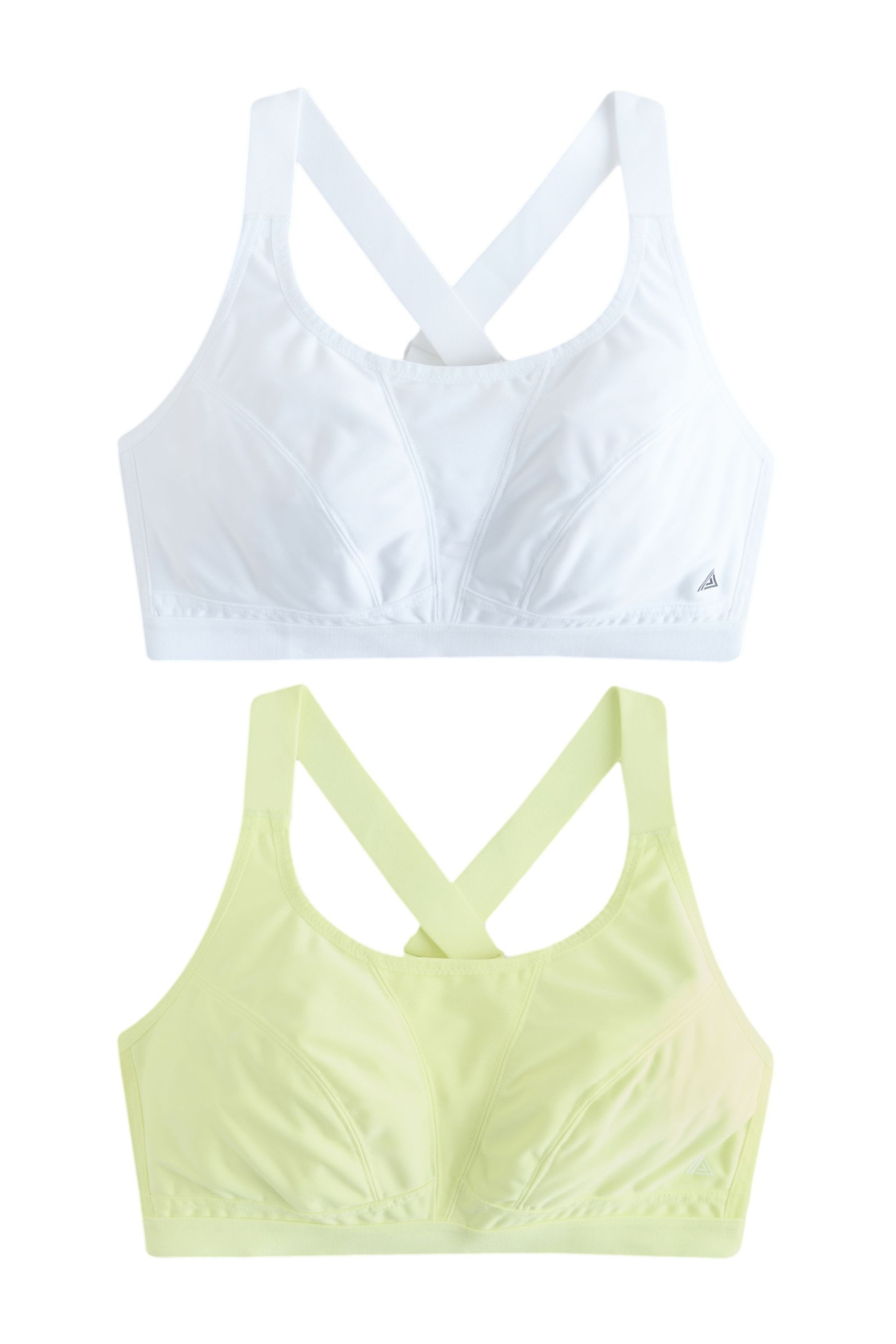 Set: Sport-BH 2er-Pack Sport-Kurztops mit starkem Halt