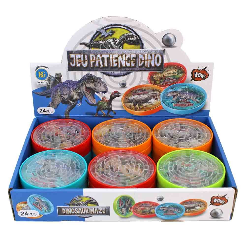 B&G INTERNATIONAL Spiel Dino Geduldspiel "Labyrinth" - ca. 9 cm