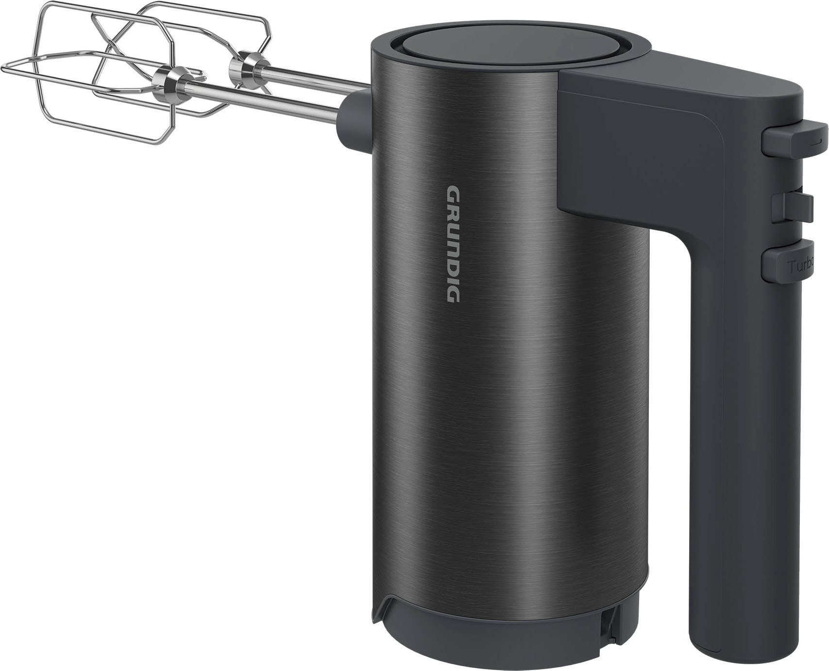 Grundig Handmixer Delisia NovusTM HM 7140, 500 W, Hochwertiger Edelstahlkorpus; Soft Start: Antispritz-Funktion