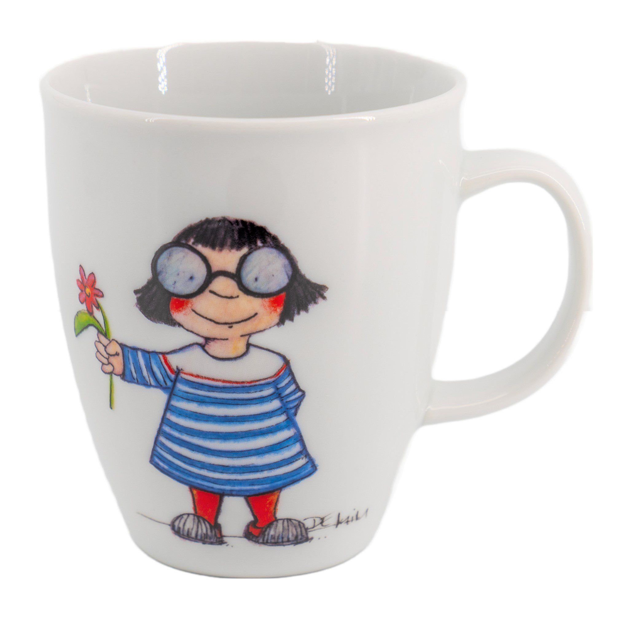 CUP+MUG Company Dekobecher, Porzellan, Edition DEMIM