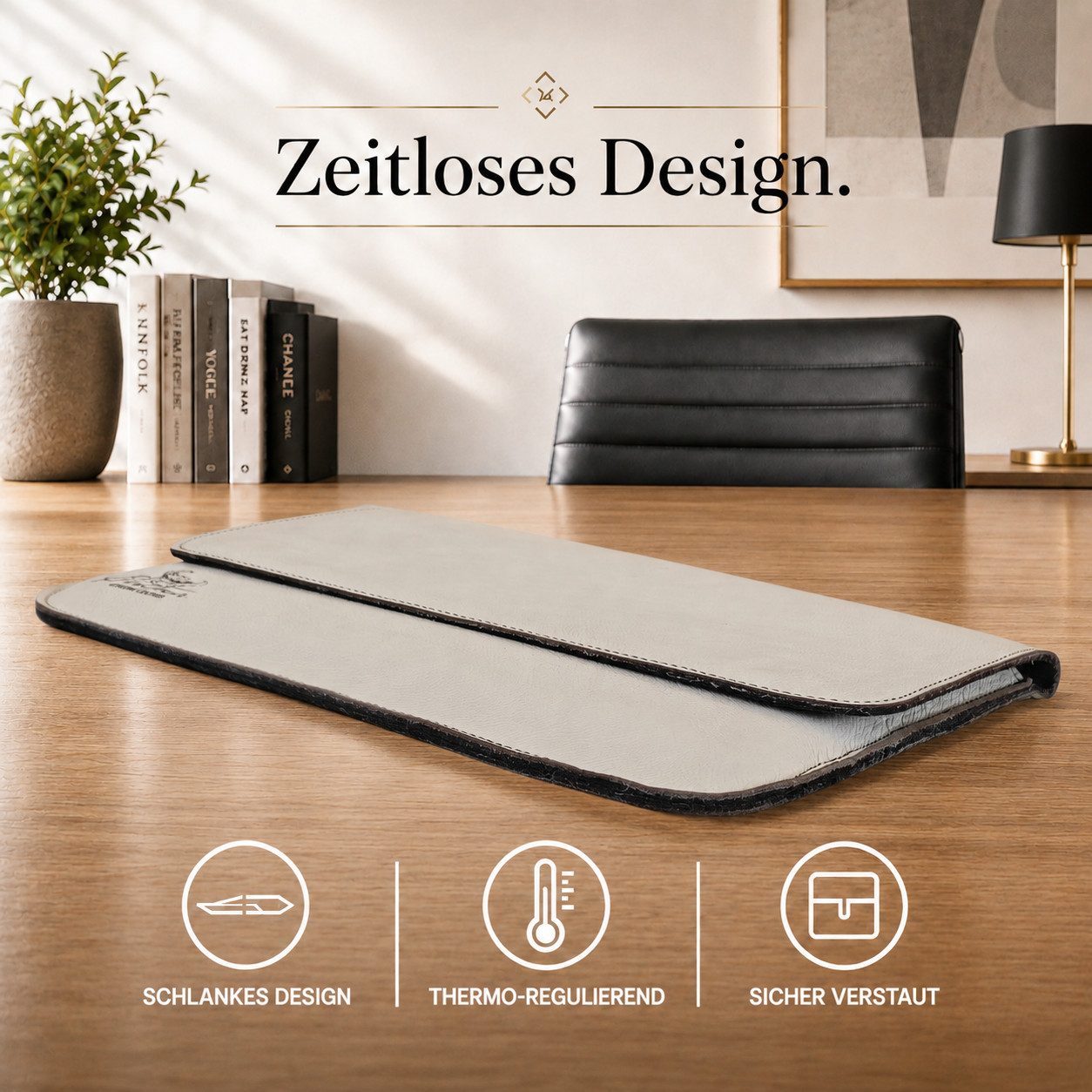 Centaur Laptoptasche aus echtem Leder, Notebooktasche, Hochwertiges Leder, echtes Rindleder, Handarbeit