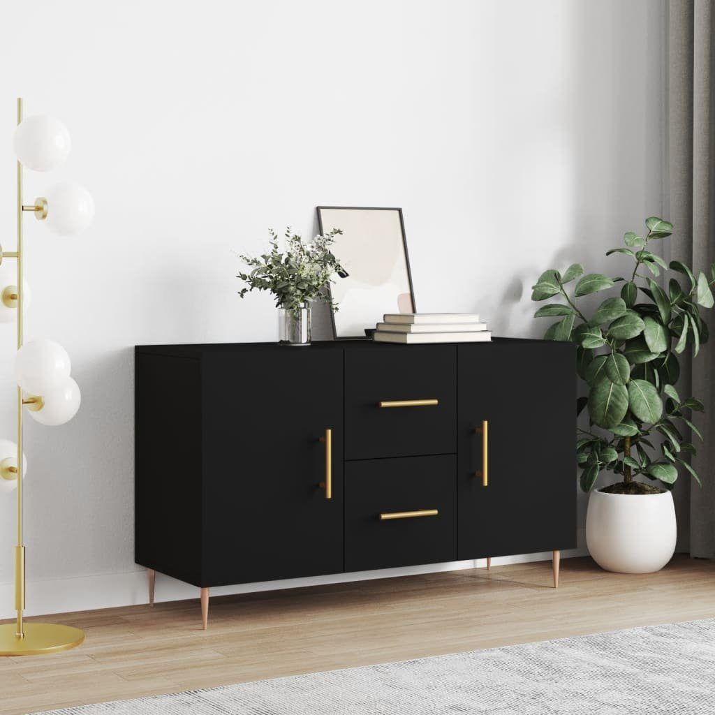 furnicato Sideboard Schwarz 100x36x60 cm Holzwerkstoff günstig online kaufen
