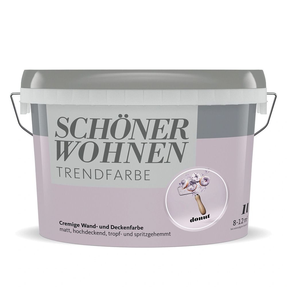 SCHÖNER WOHNEN FARBE Wandfarbe SW Trend Wandfarbe matt 1,0L donut 4550