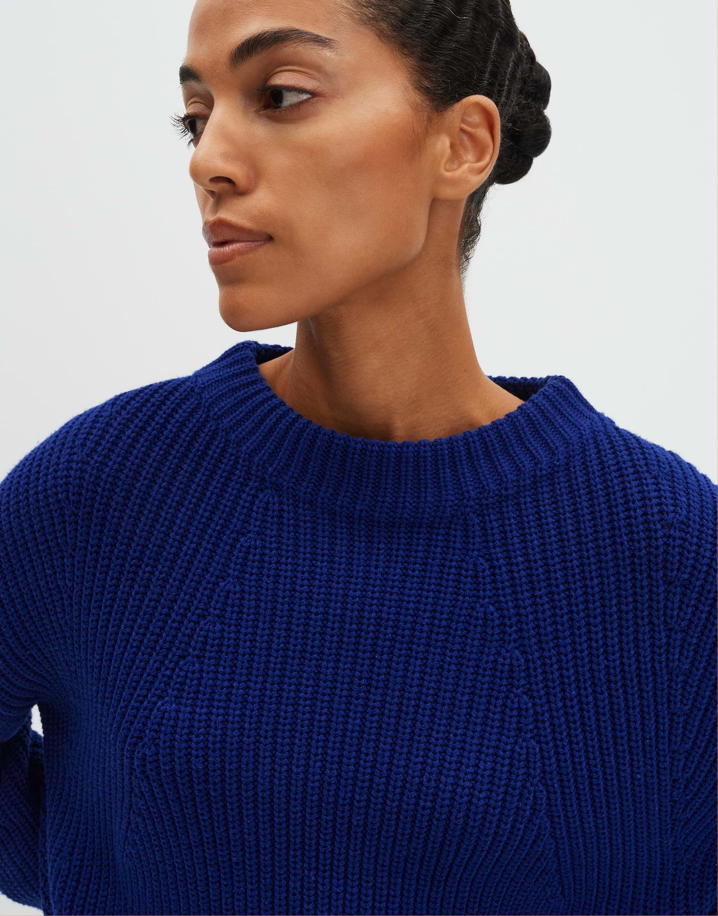 someday Strickpullover TELLINA TEXTURE Regular im Baumwollmix lockere Passform, gerader Schnitt, Rippstruktur, pflegeleicht