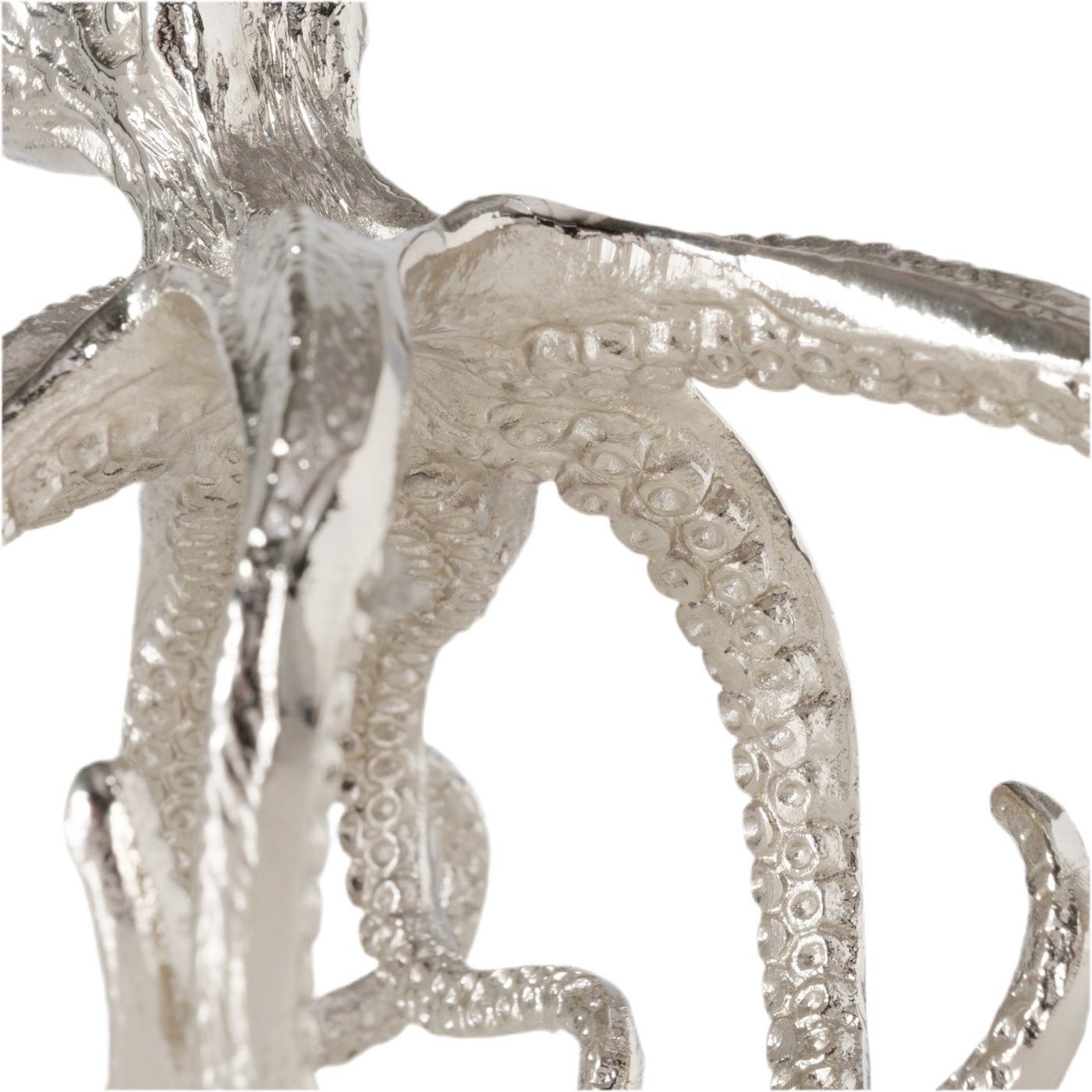 MF Weinflaschenhalter Flaschenhalter Octopus aus Aluminium Weinflaschenhalter Maritim, (1-St)