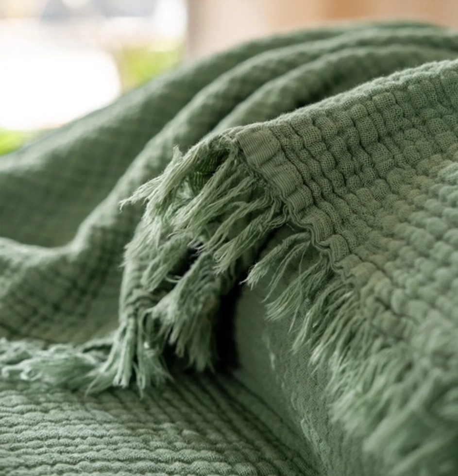 Wohndecke Musselin Wohndecke aus Biobaumwolle in günstig online kaufen