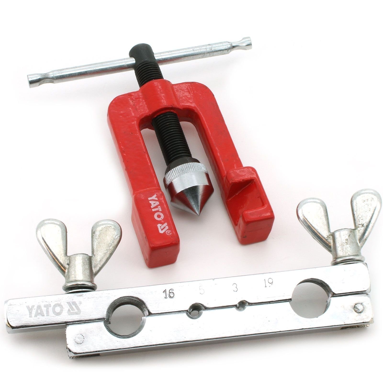 Yato Rohrbieger Handpresse zum Aufweiten von Rohren - Ø 3 - 19 mm YT-2180, 3 - 19 mm