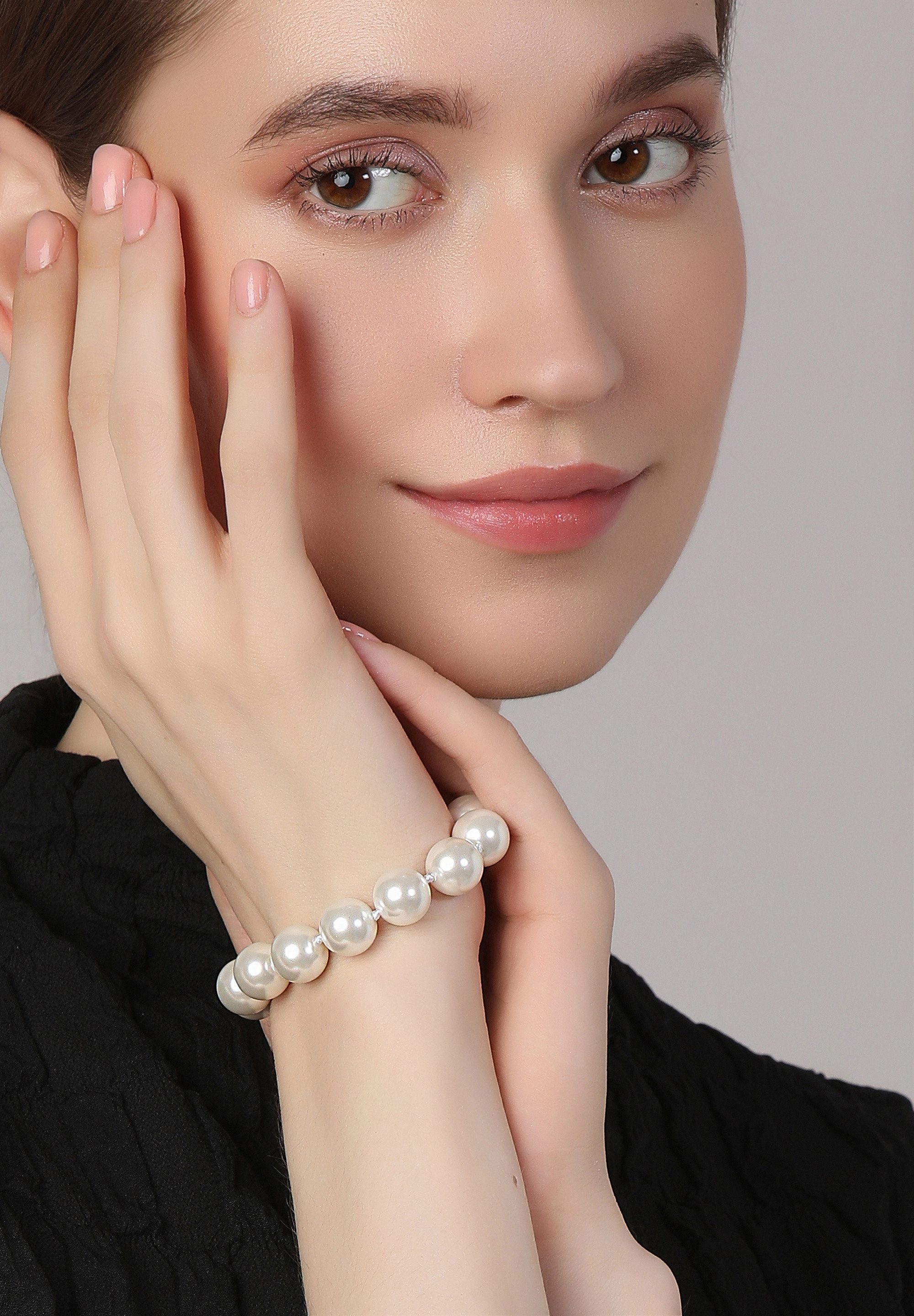 MISH Armband Lavendar, Große weiße Perle, günstig online kaufen