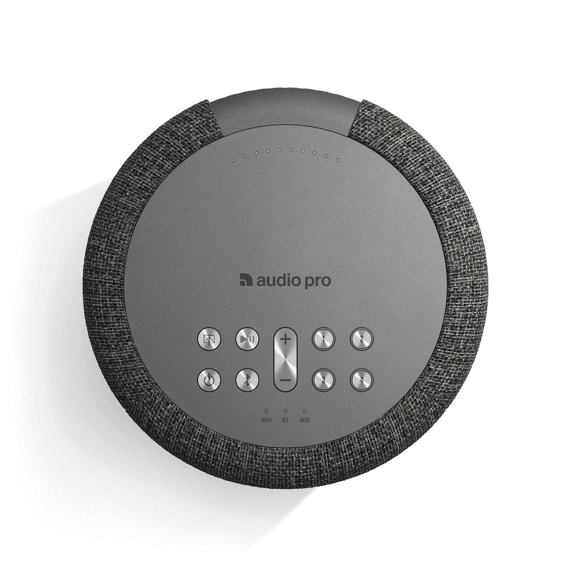 Audio Pro Kompakter Multiroom-Lautsprecher Dunkelgrau Stationärer A10MK2 (n.A) Multiroom