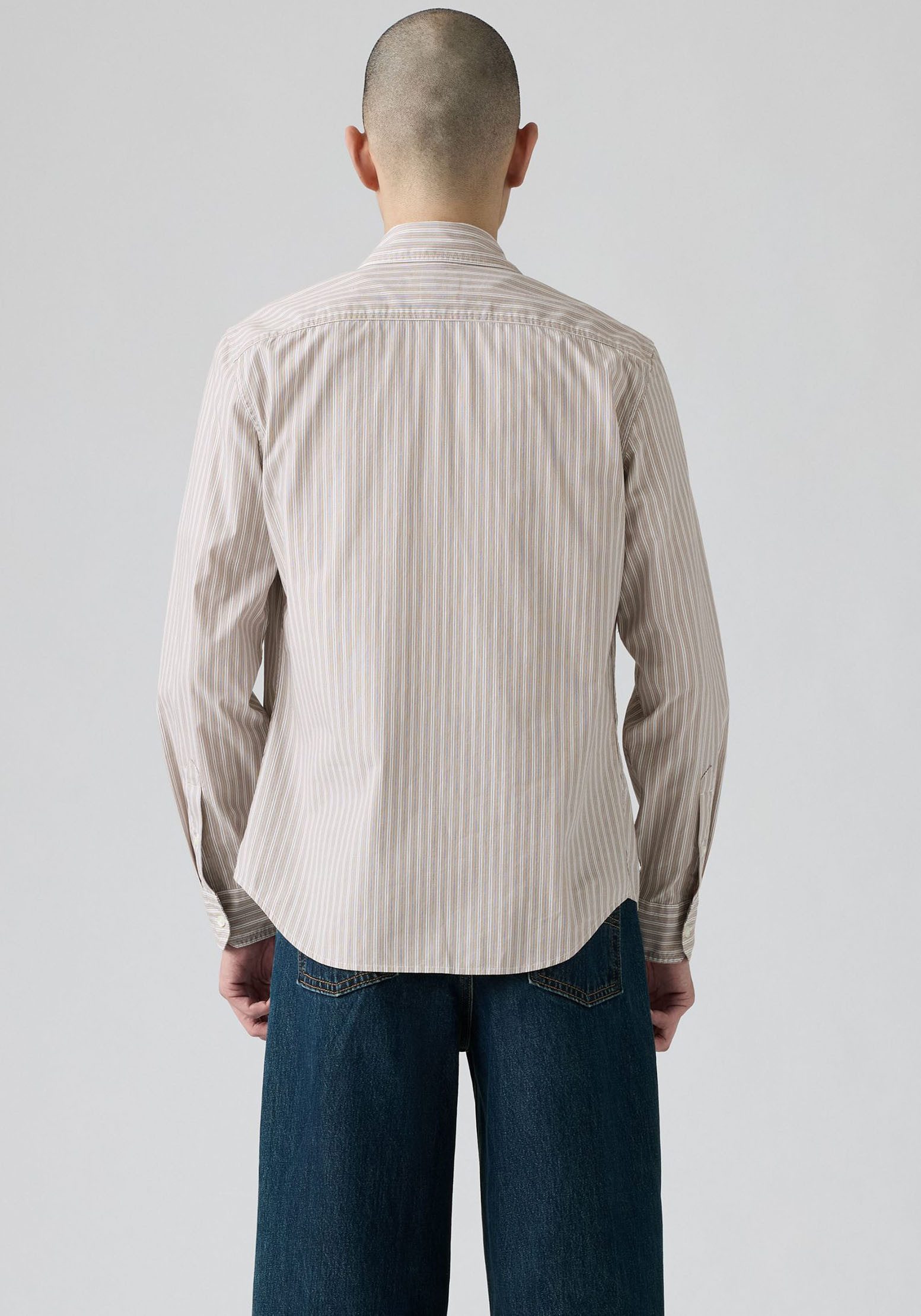 Levi's® Jeanshemd BATTERY HM SHIRT SLIM mit Logobadge